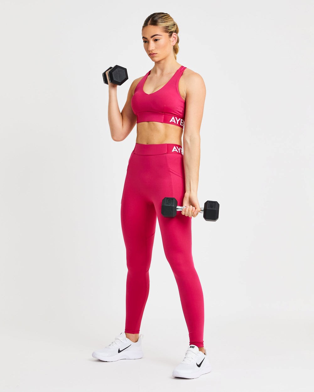 AYBL Tréningová Sports Bra Raspberry | 92YPLFQNX