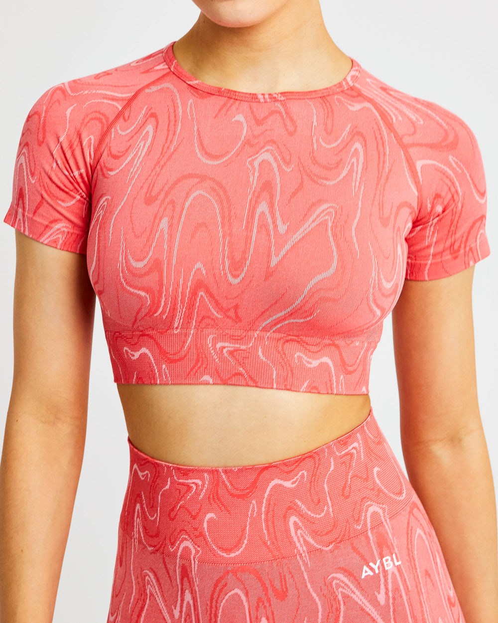 AYBL Velocity Seamless Crop Top Koralove | 02DTNSRUG