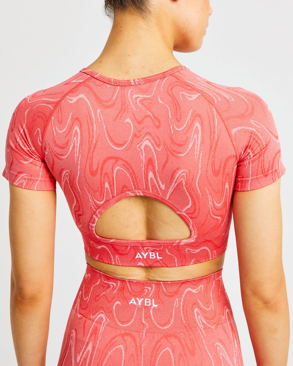 AYBL Velocity Seamless Crop Top Koralove | 02DTNSRUG