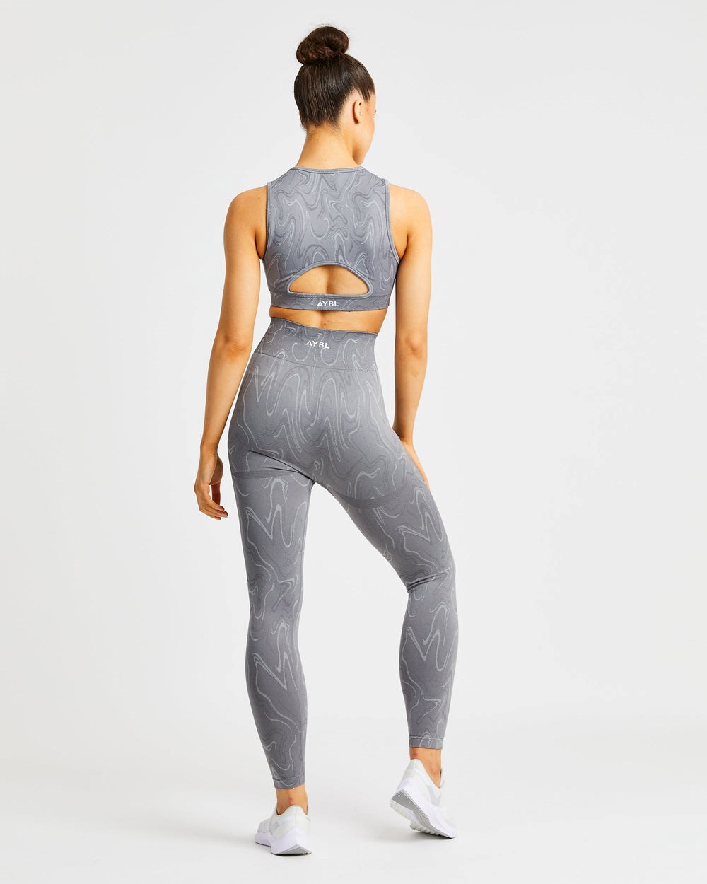 AYBL Velocity Seamless Crop Vest Siva | 31RUCDHQA