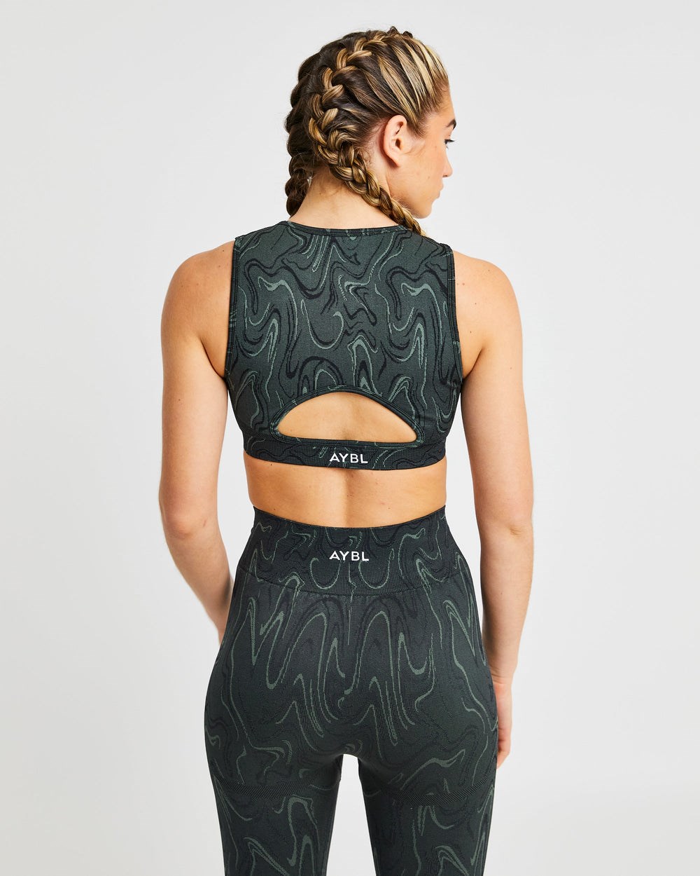 AYBL Velocity Seamless Crop Vest Čierne | 50IFDWMEH