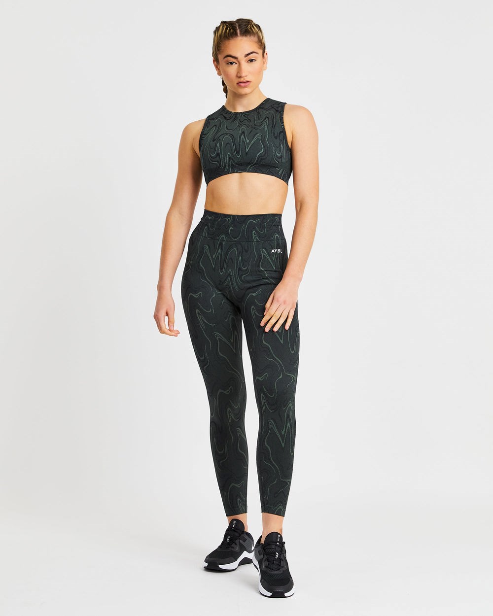 AYBL Velocity Seamless Crop Vest Čierne | 50IFDWMEH