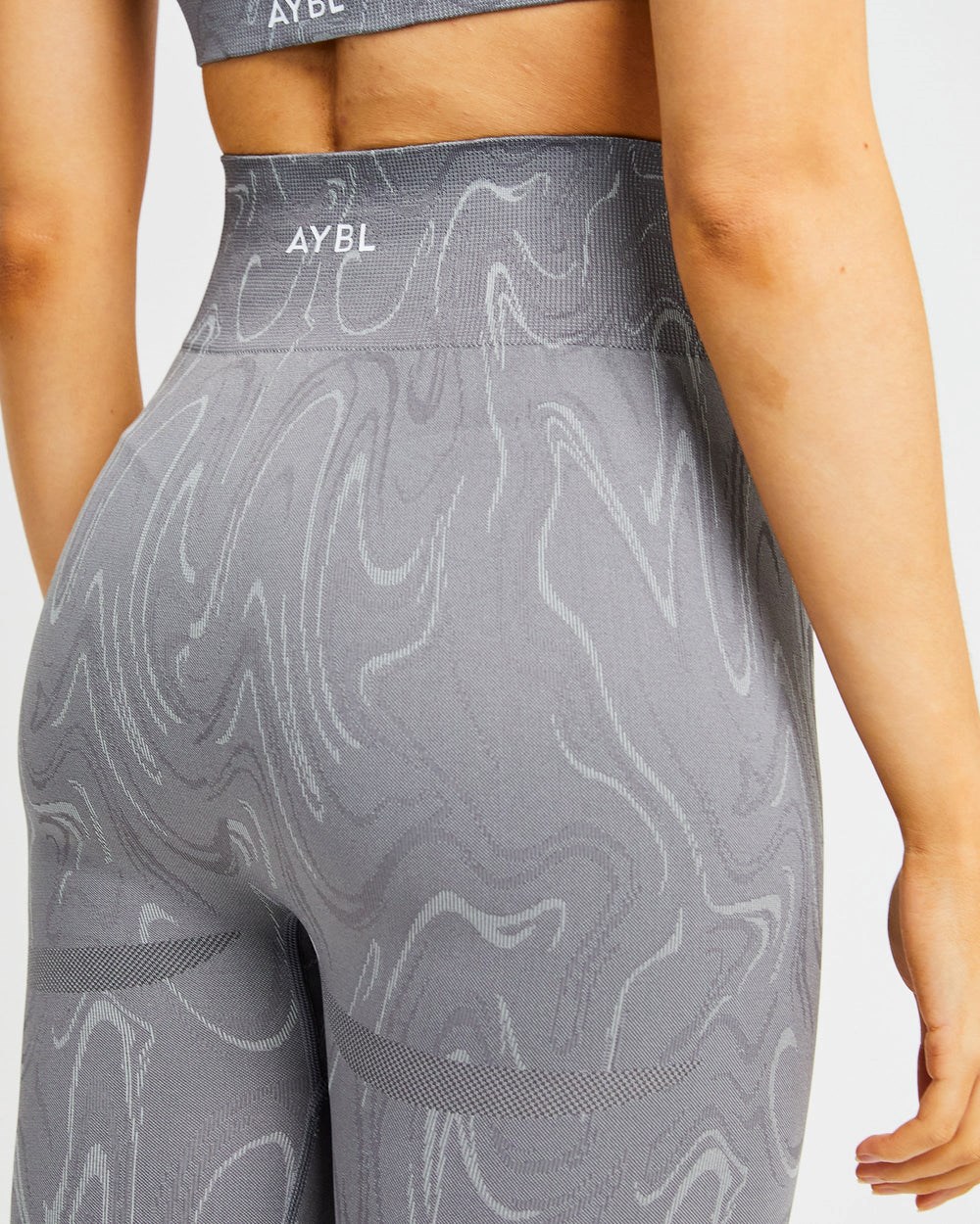 AYBL Velocity Seamless Leggings Siva | 36ICQYFOD