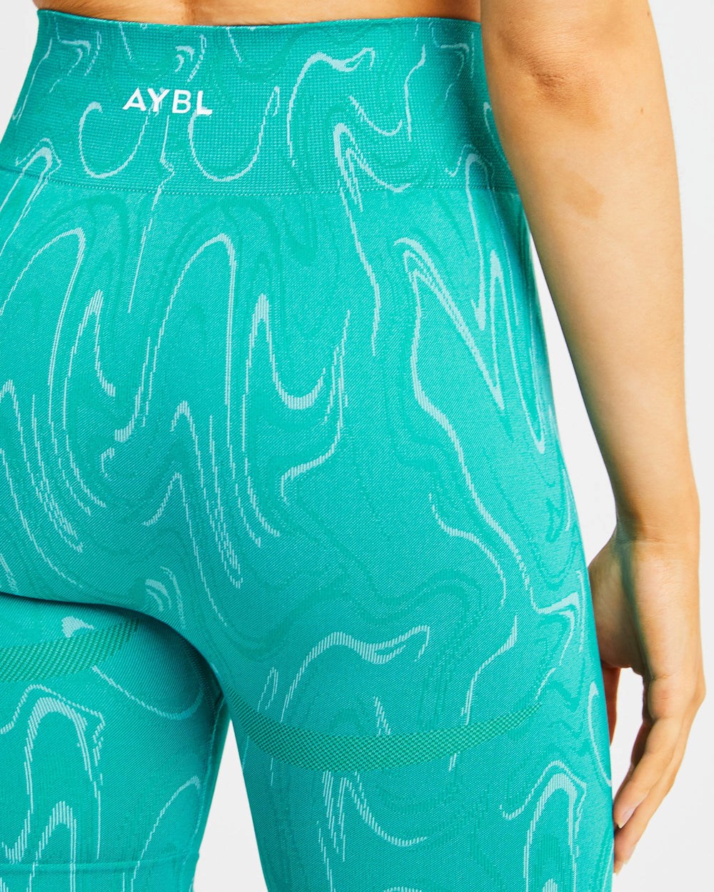 AYBL Velocity Seamless Shorts Tyrkysové | 41KURWBZL