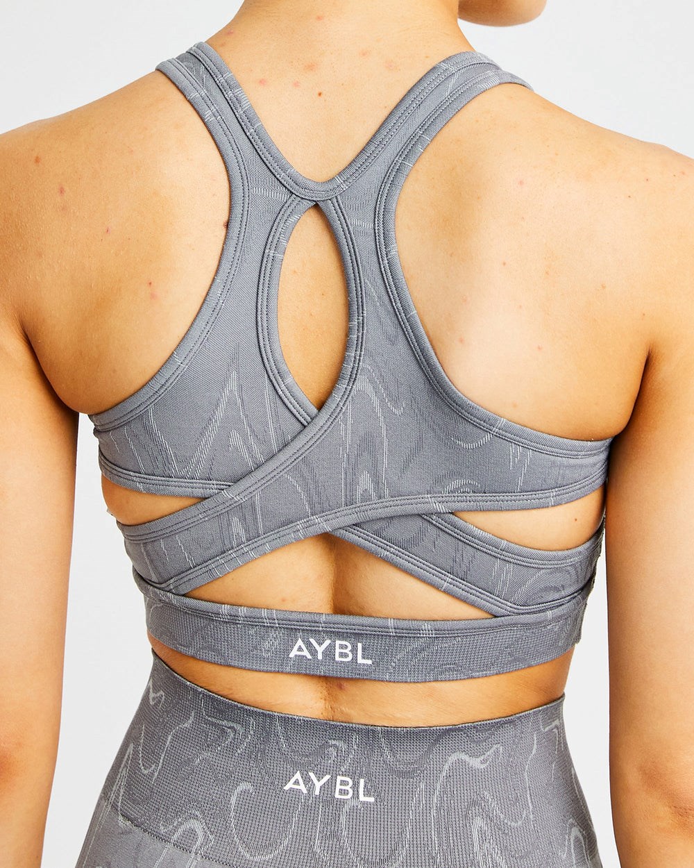 AYBL Velocity Seamless Sports Bra Siva | 35CQJALTD